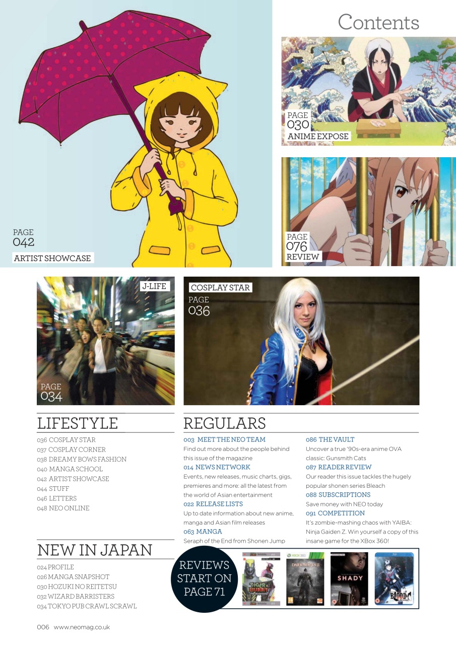 NEO Magazine Preview Pages