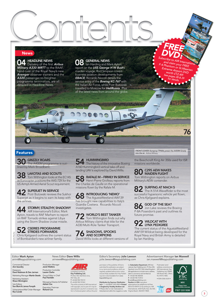 AIR International Preview Pages