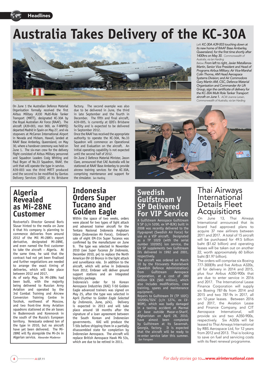 AIR International Preview Pages