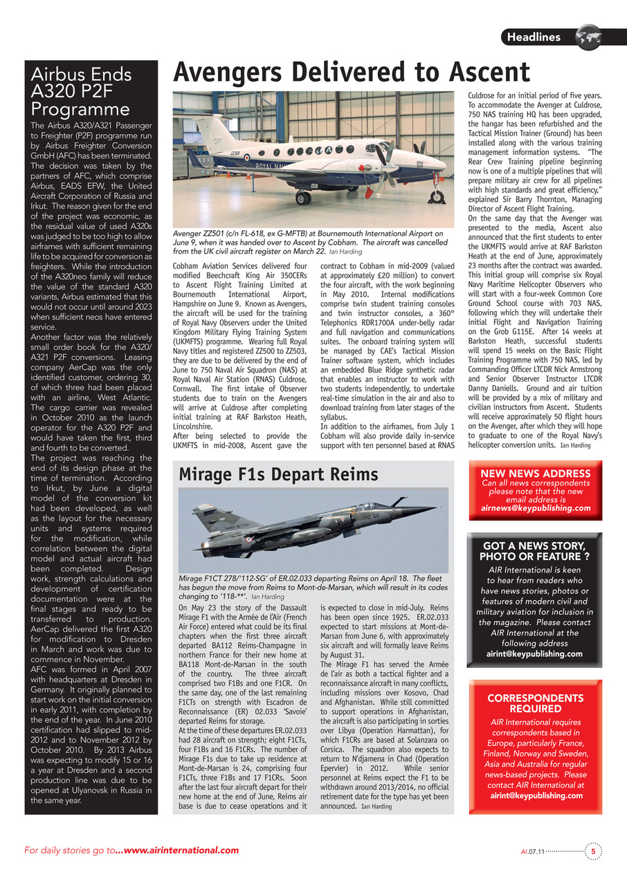 AIR International Preview Pages
