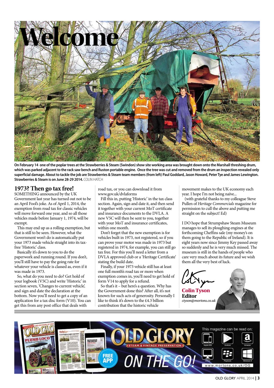 Old Glory Magazine Preview Pages