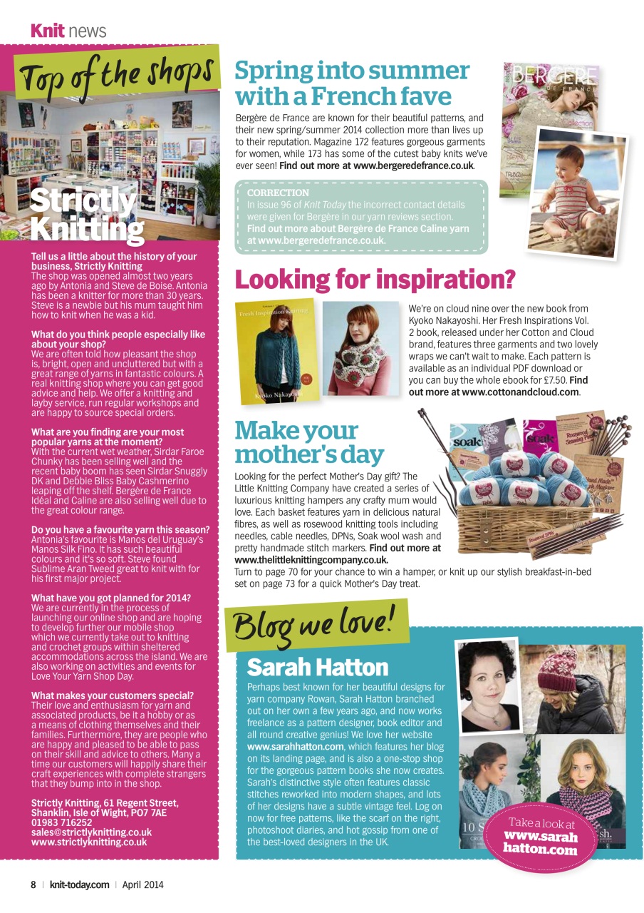 Knit Today Preview Pages