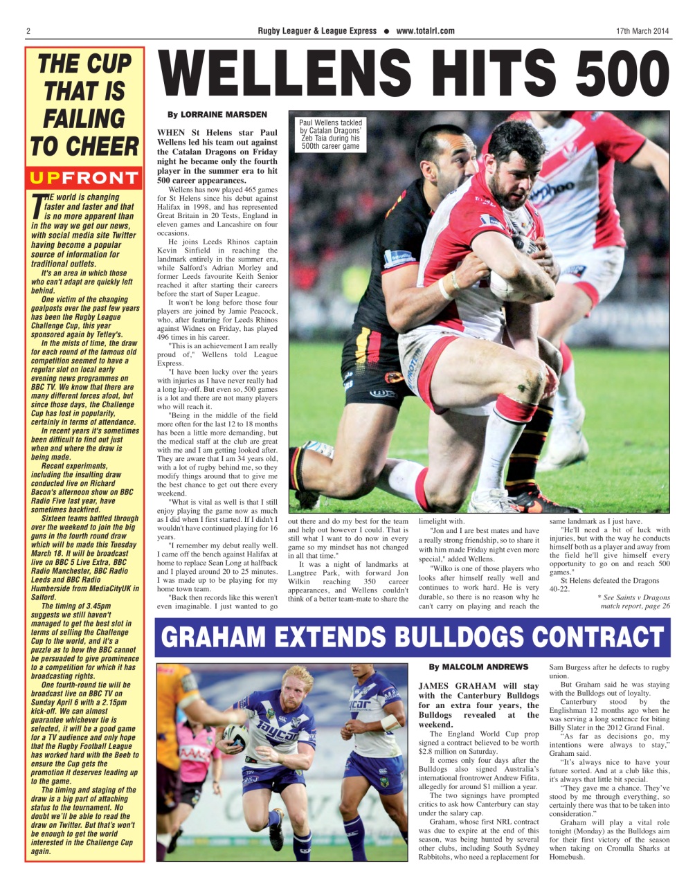 League Express Preview Pages