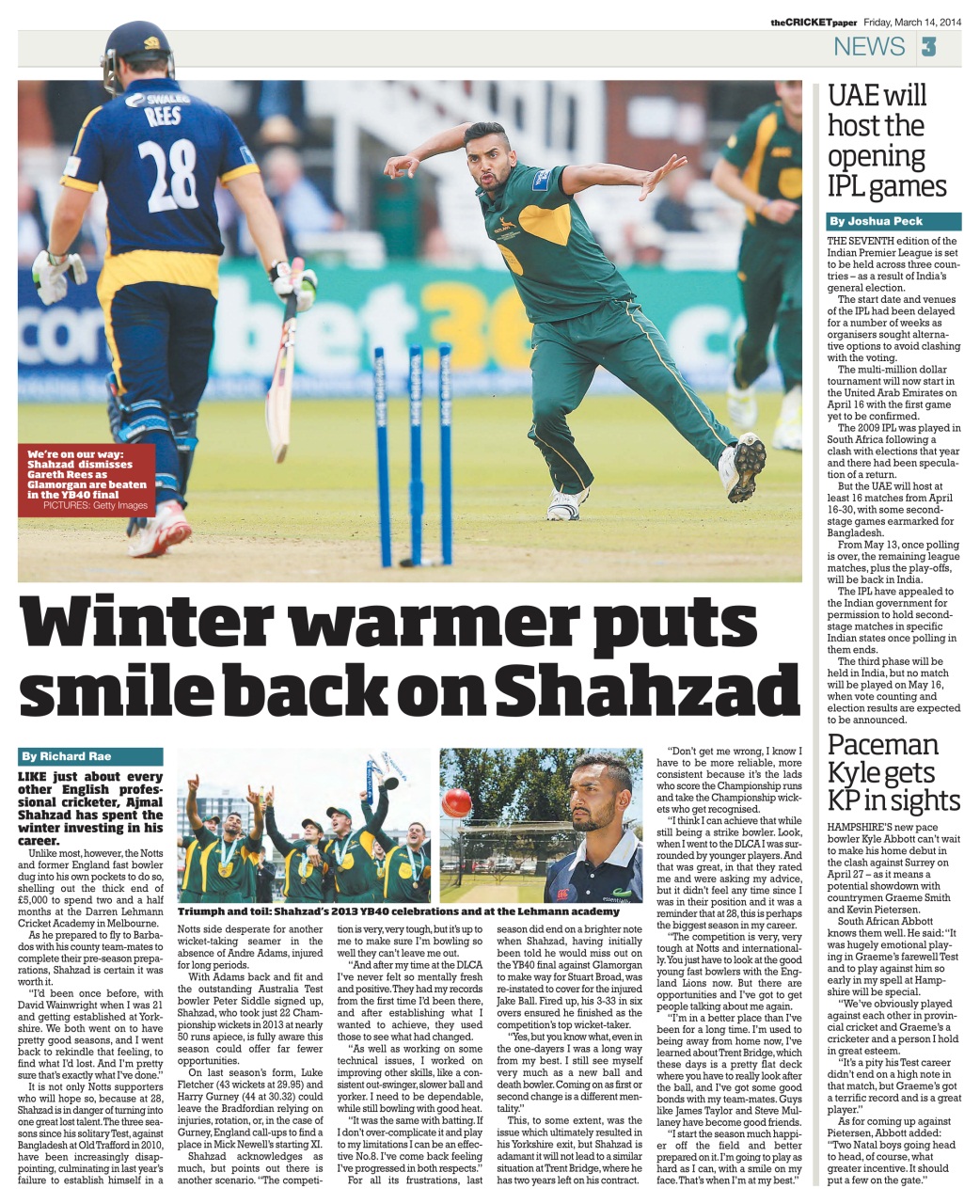 The Cricket Paper Preview Pages