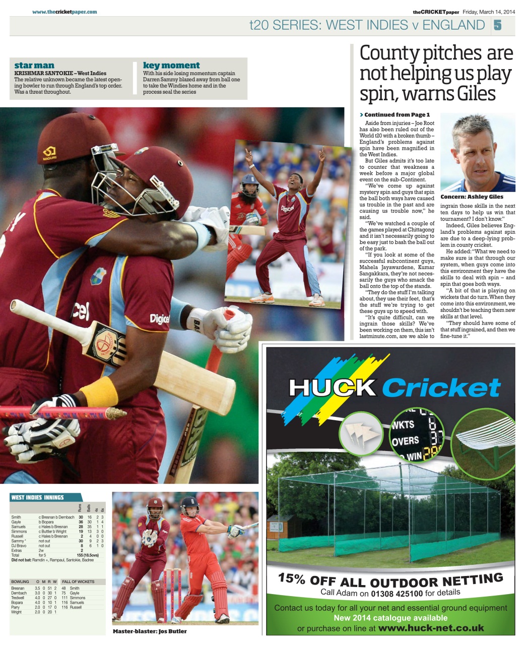 The Cricket Paper Preview Pages