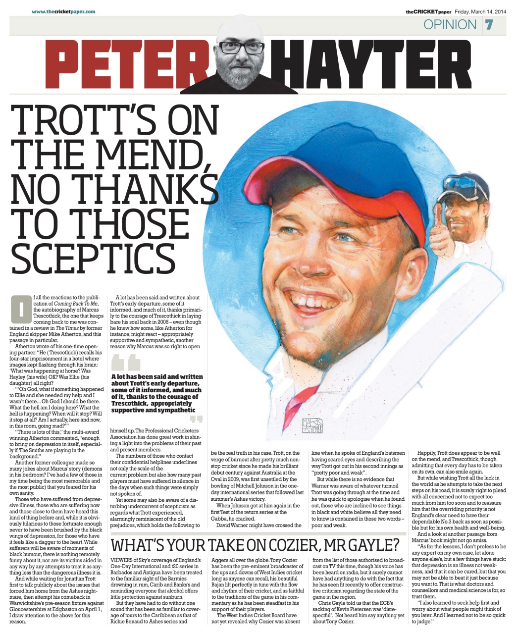 The Cricket Paper Preview Pages