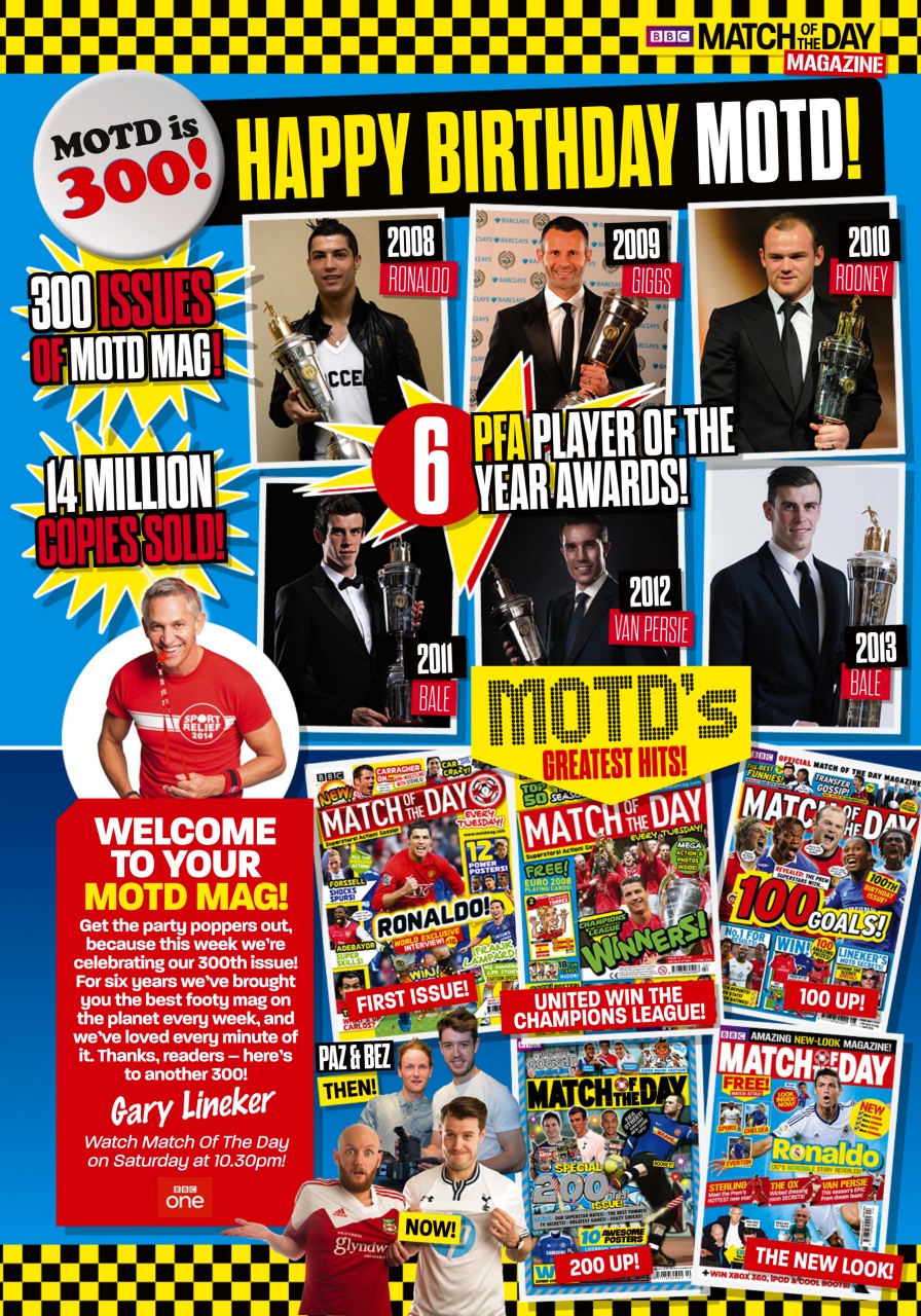 Match of the Day Preview Pages