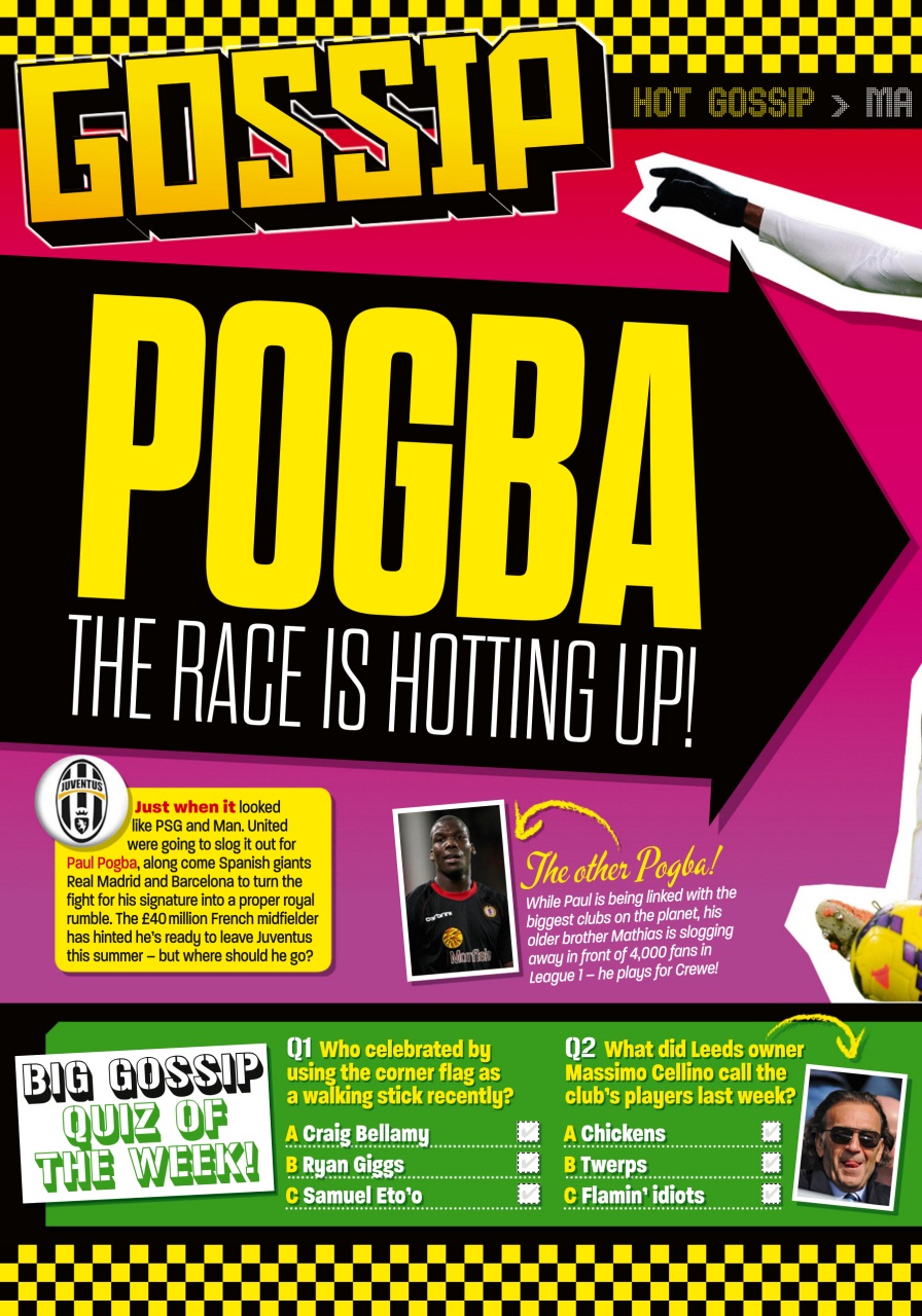Match of the Day Preview Pages