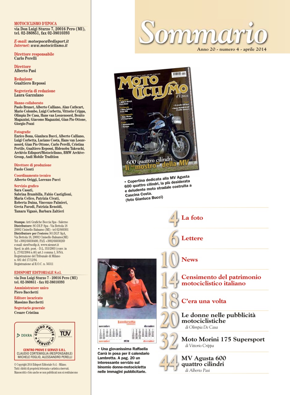 Motociclismo d'Epoca Preview Pages