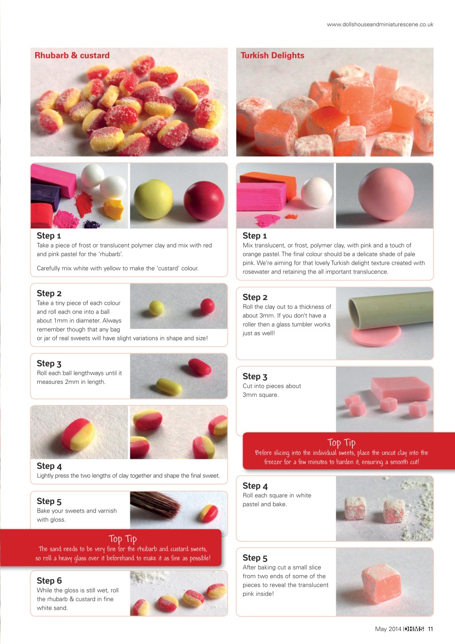 Dolls House and Miniature Scene Preview Pages