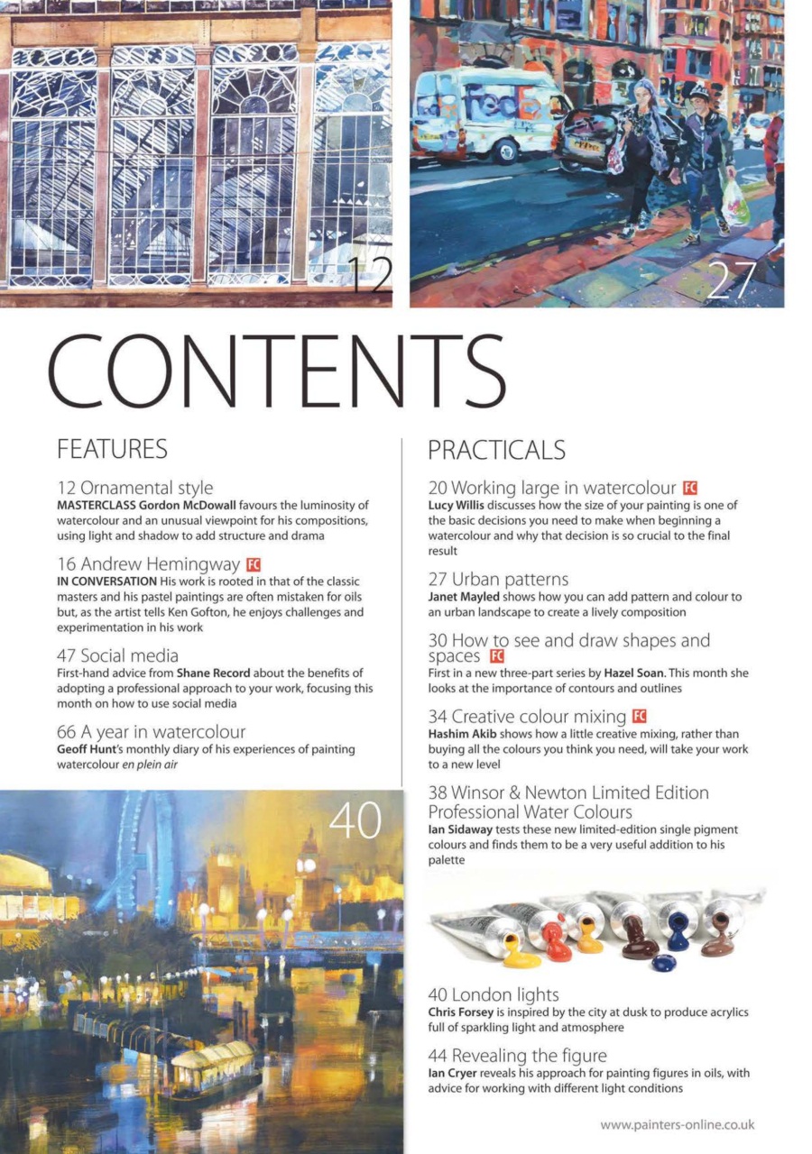 The Artist Preview Pages