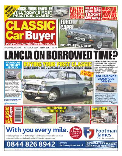 Classic Car Buyer issue 