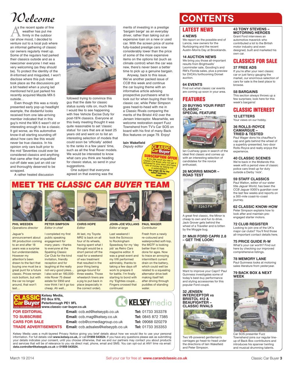 Classic Car Buyer Preview Pages