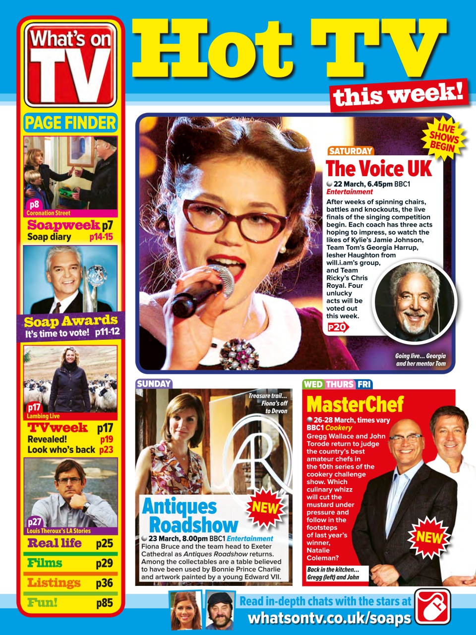 What's on TV Preview Pages