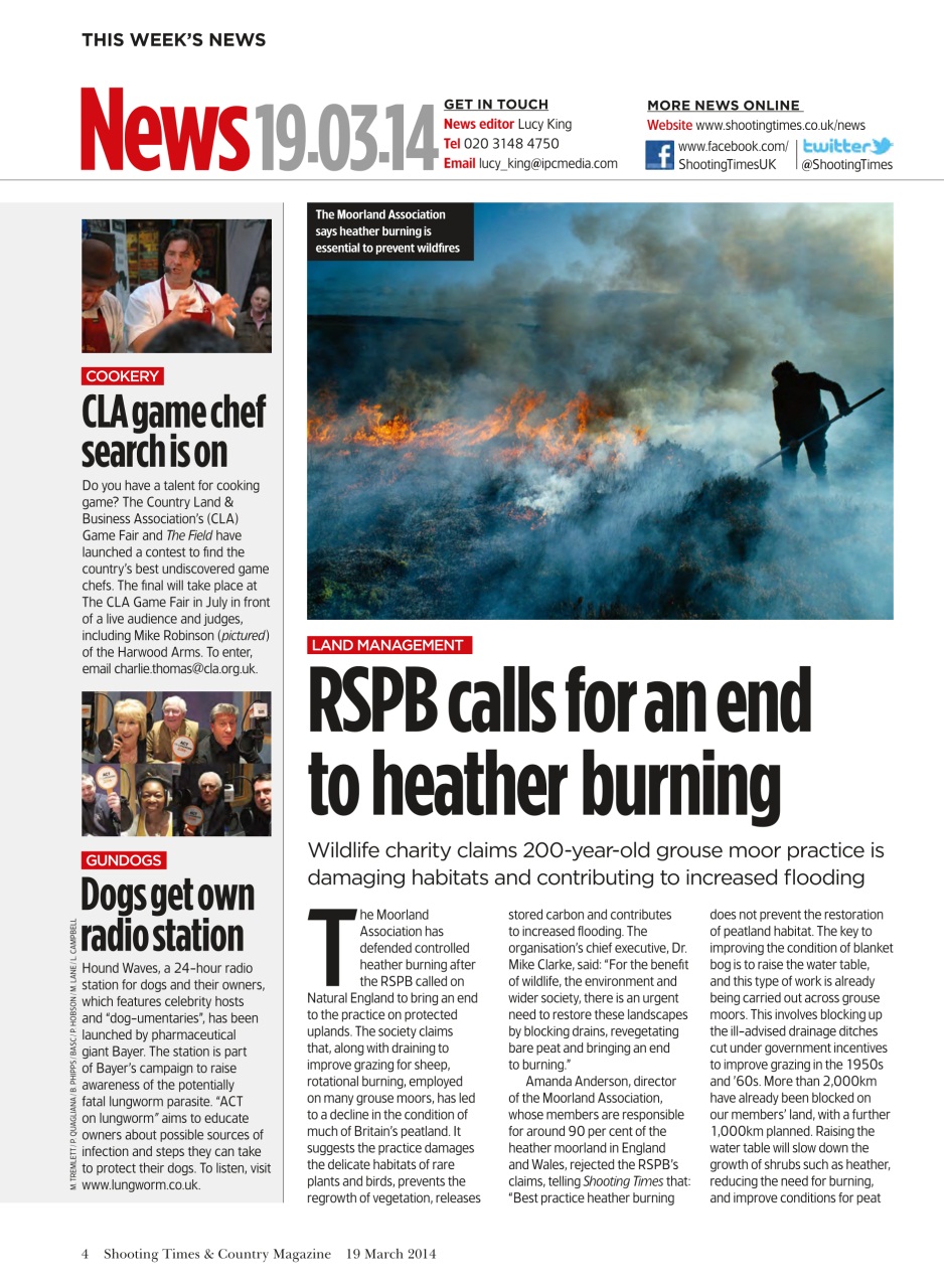 Shooting Times & Country Preview Pages