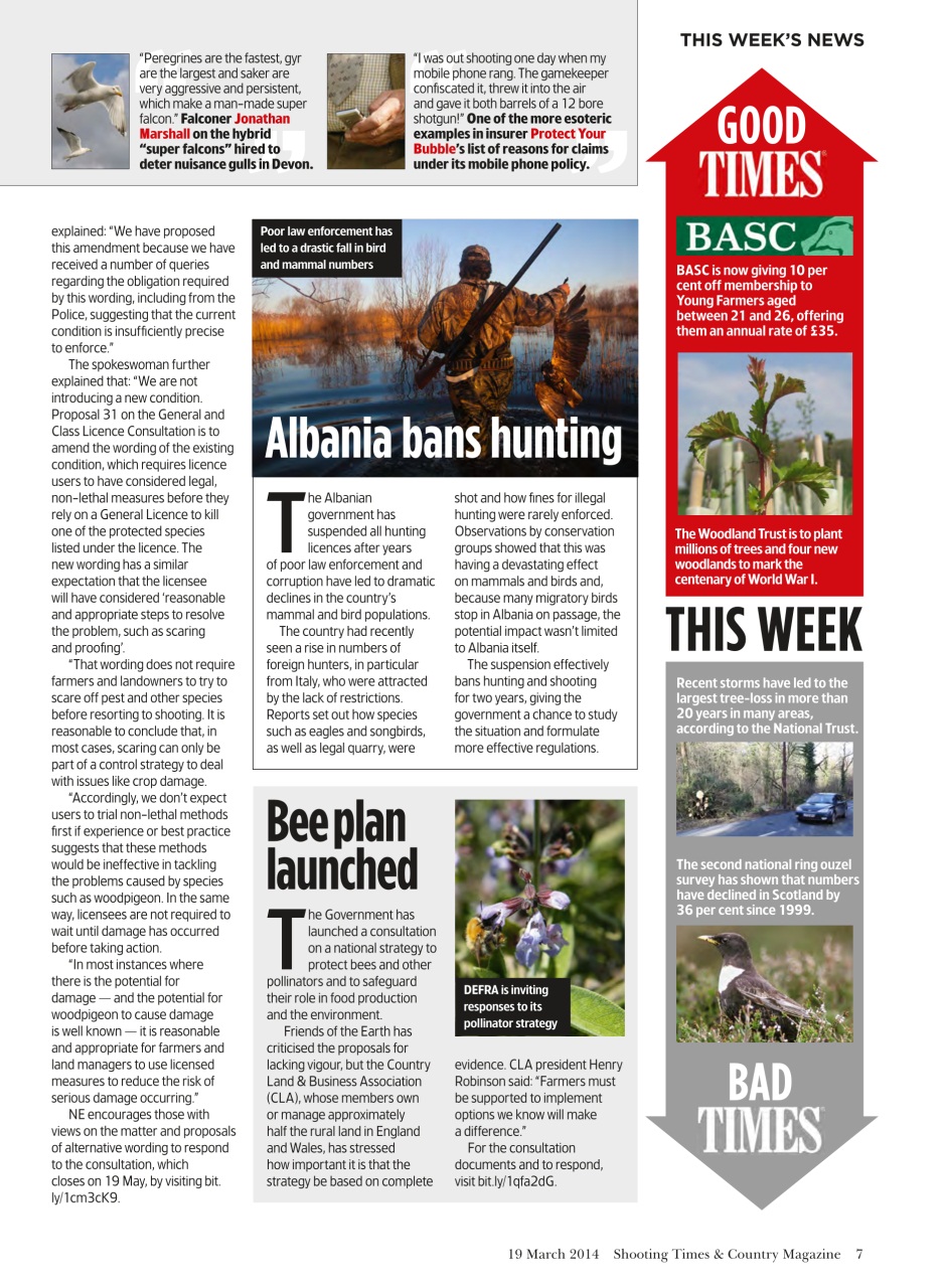 Shooting Times & Country Preview Pages