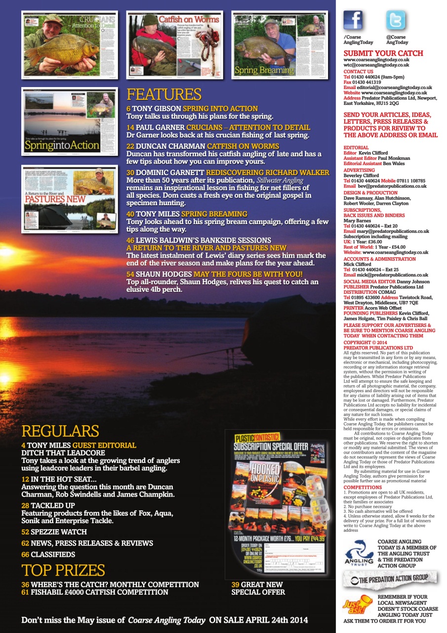 Coarse Angling Today Preview Pages