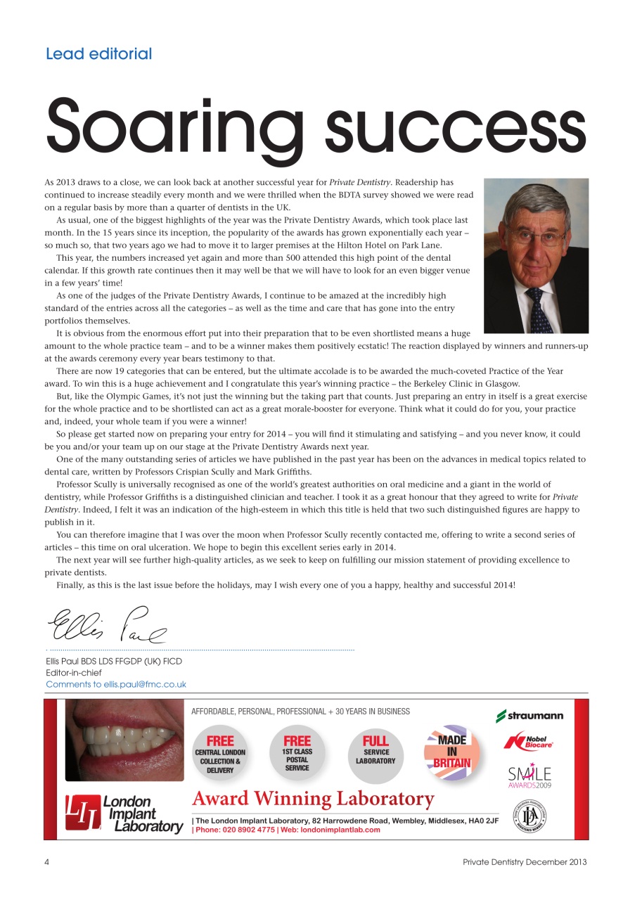 Private Dentistry Preview Pages