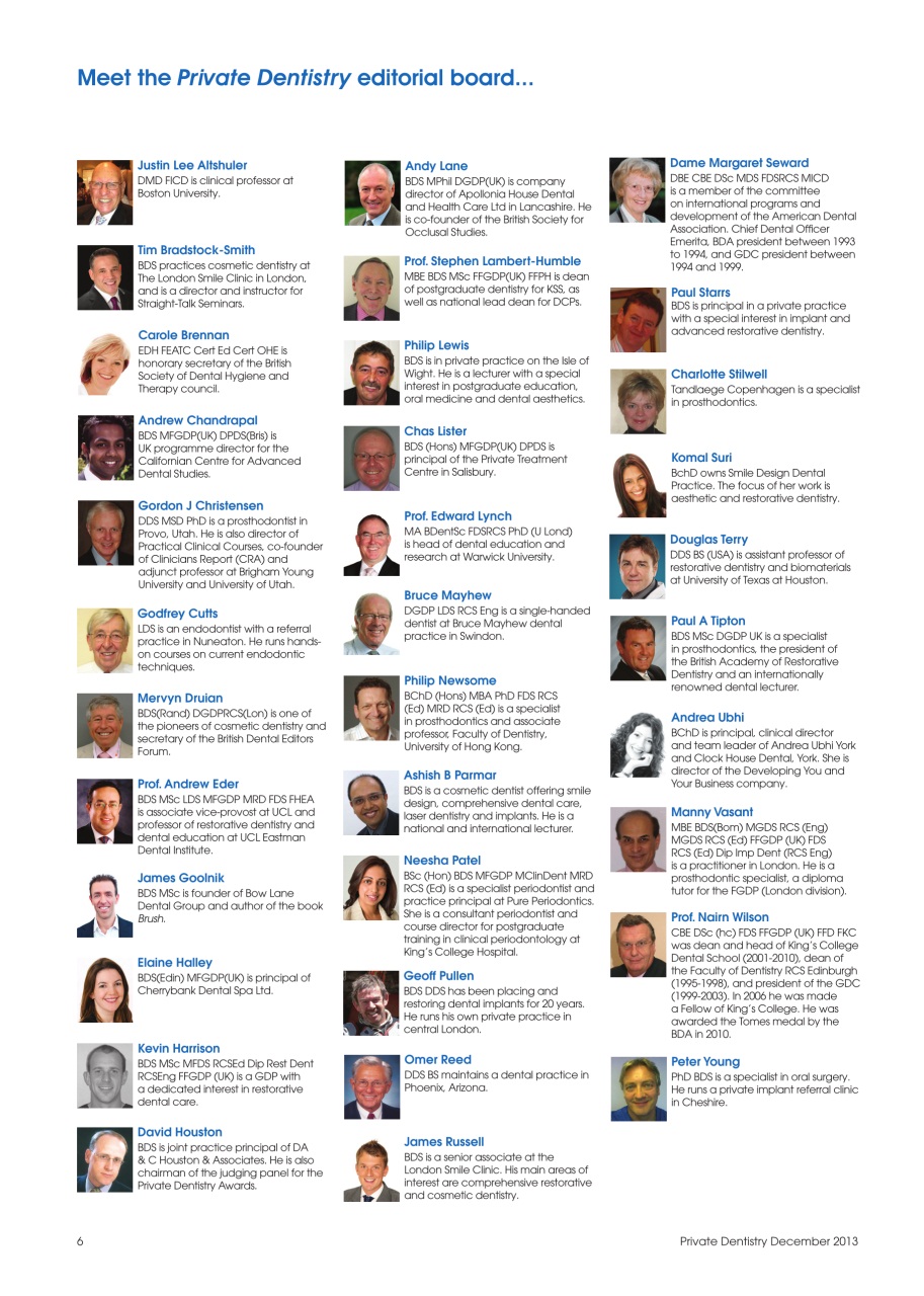 Private Dentistry Preview Pages