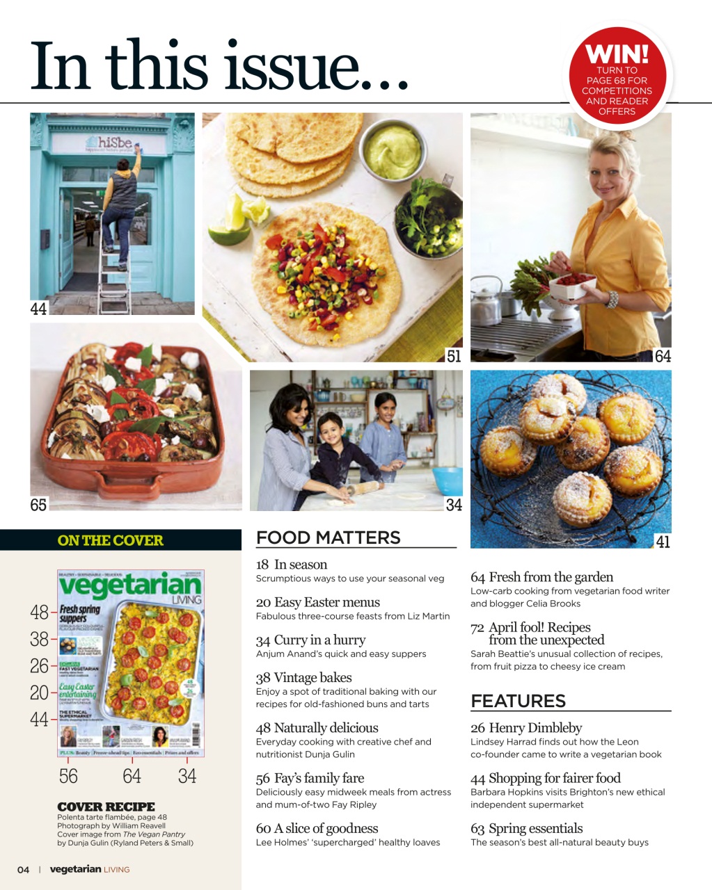 Vegetarian Living Preview Pages