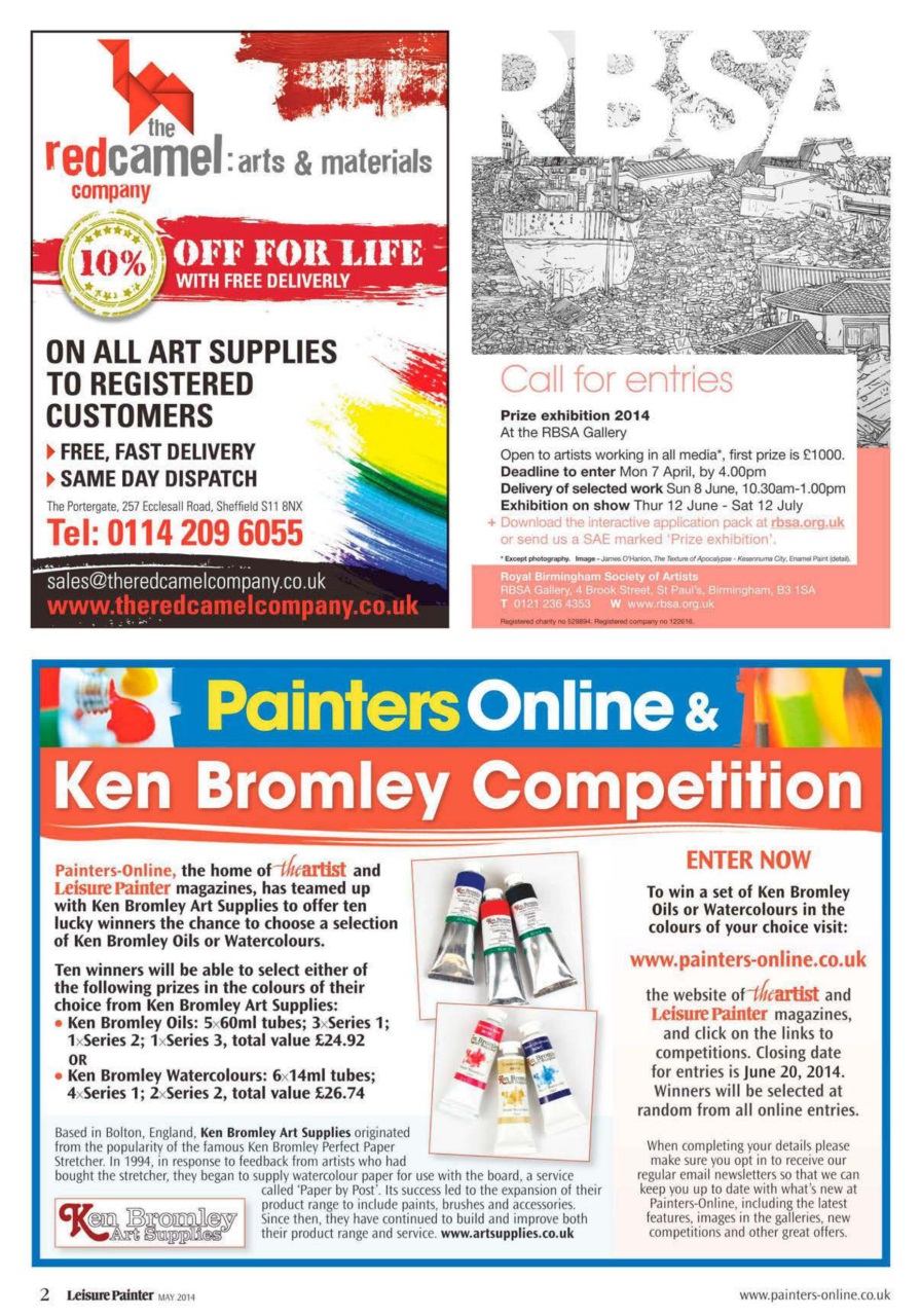 Leisure Painter & The Artist Preview Pages