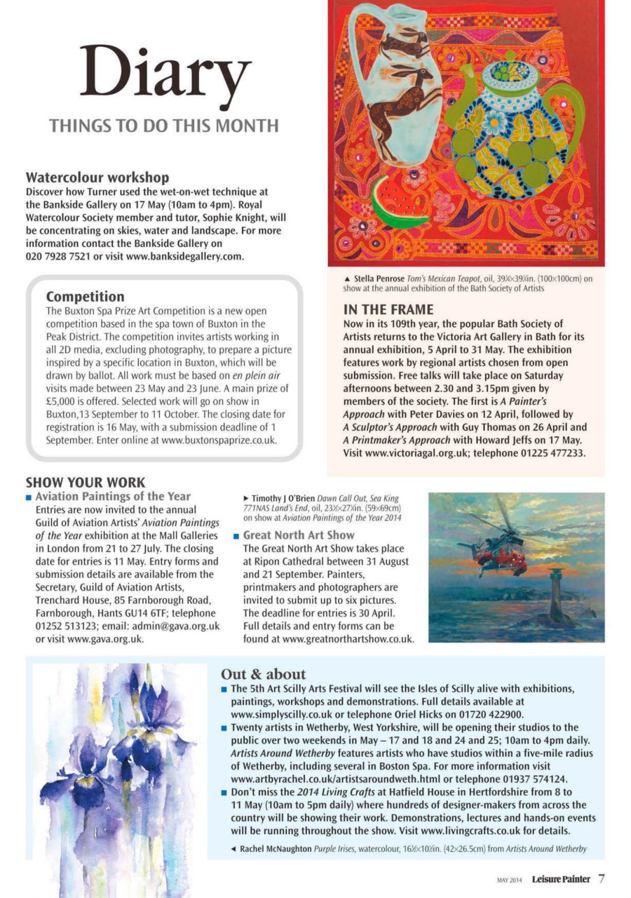 Leisure Painter & The Artist Preview Pages