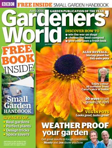 BBC Gardeners’ World Magazine issue April 2014