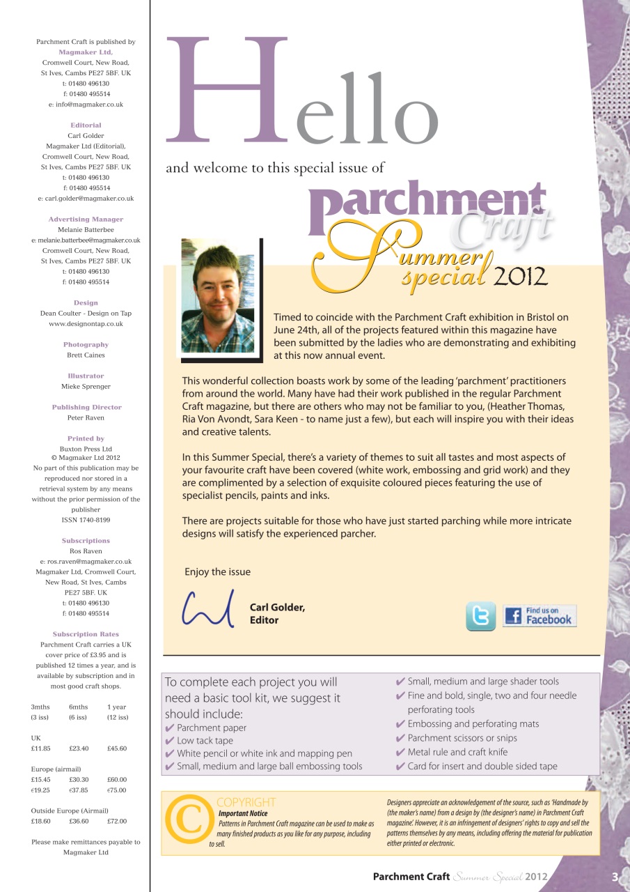 Parchment Craft Preview Pages