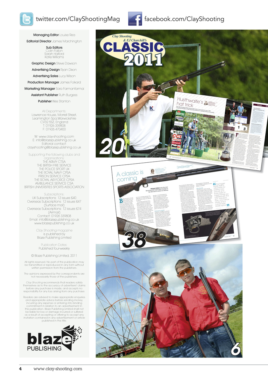 Clay Shooting Preview Pages