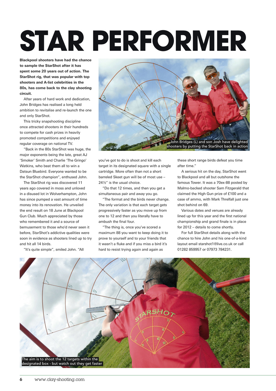 Clay Shooting Preview Pages