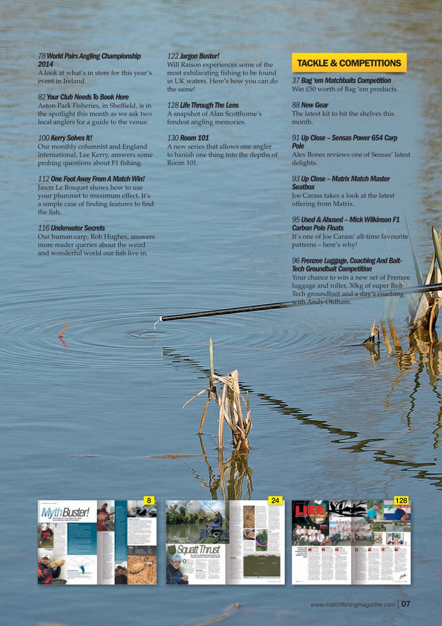 Match Fishing Preview Pages