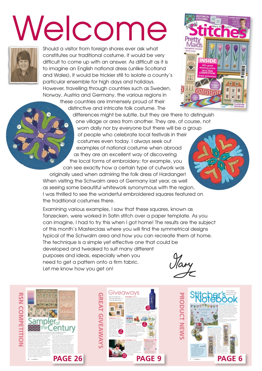 New Stitches Preview Pages