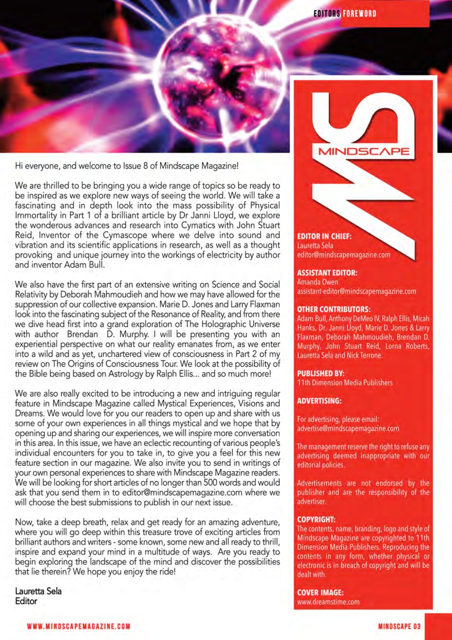 Mindscape Magazine Preview Pages
