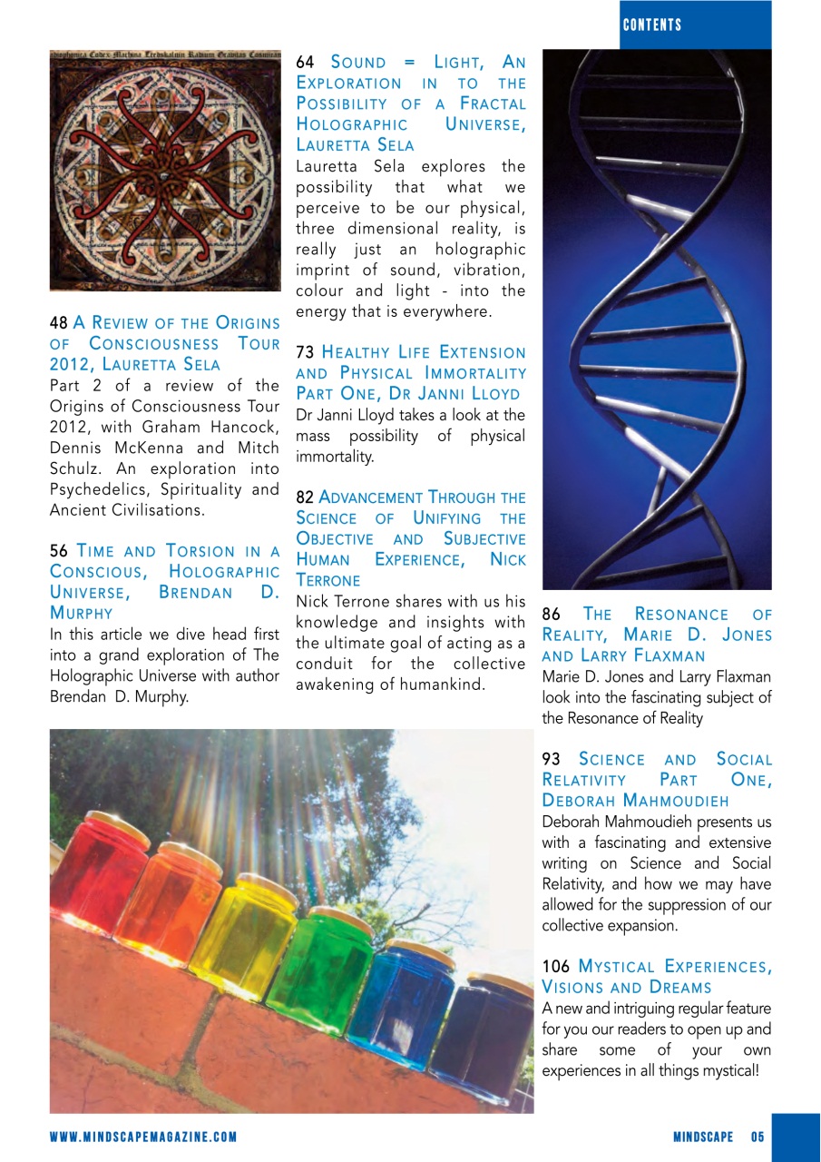 Mindscape Magazine Preview Pages