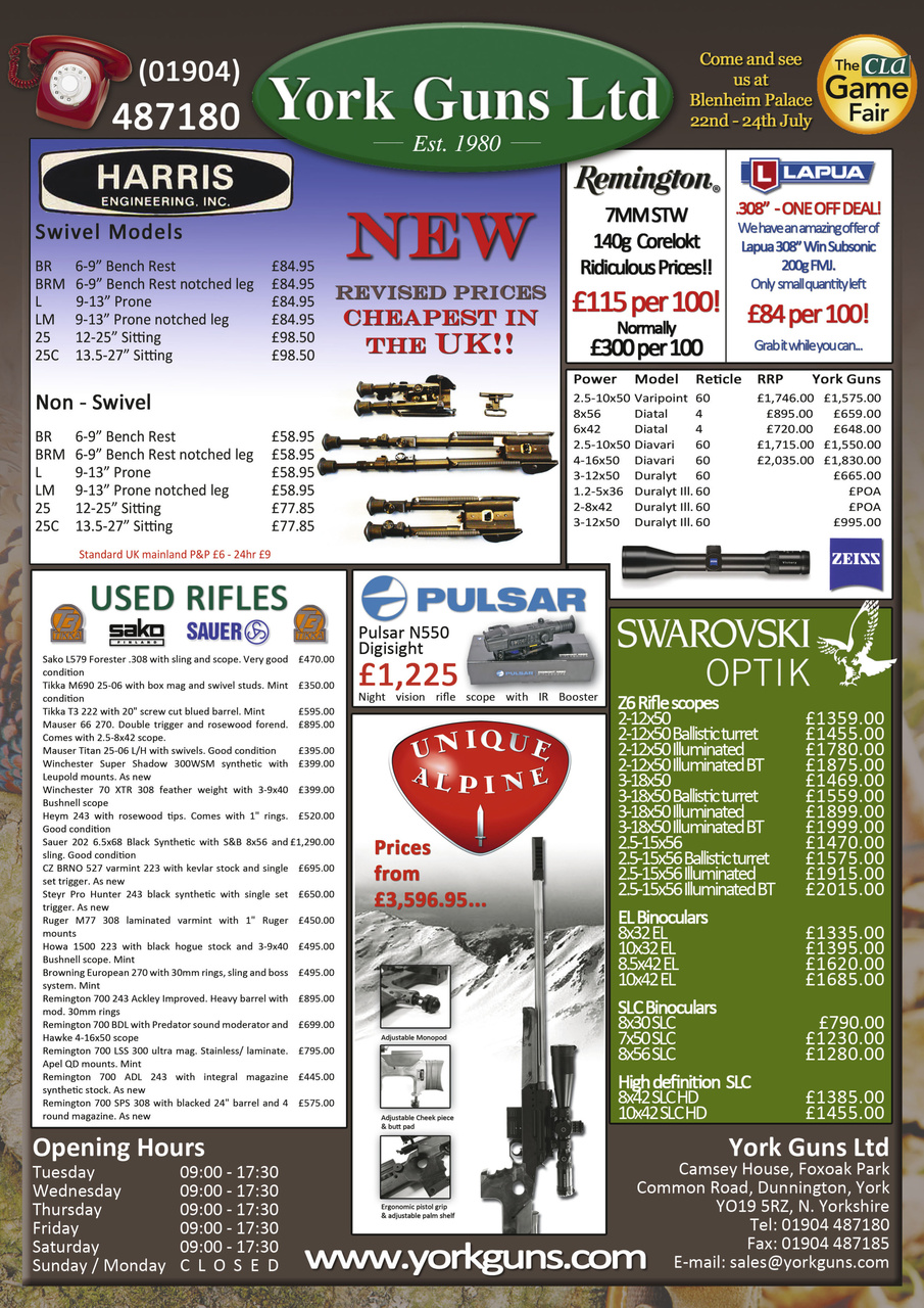 Sporting Rifle Preview Pages