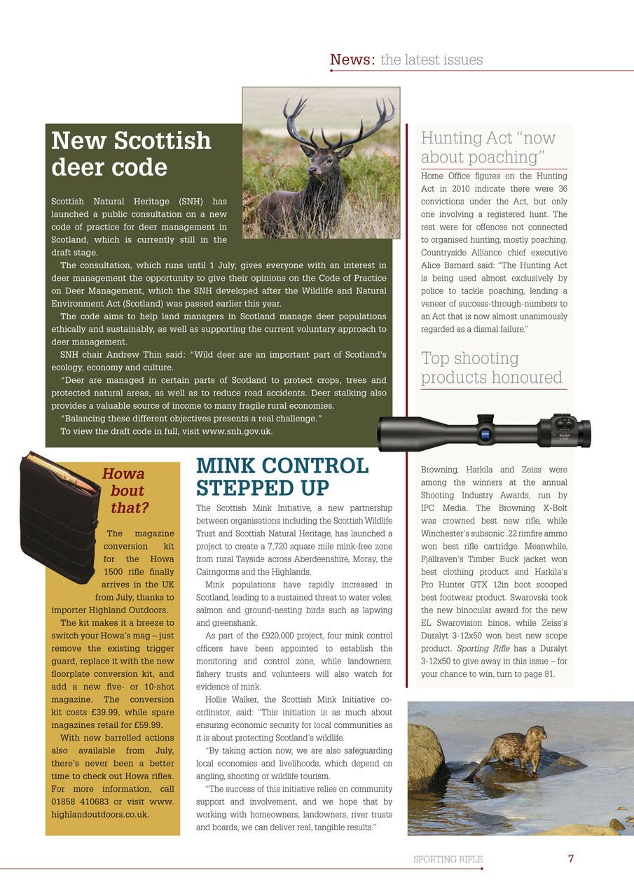 Sporting Rifle Preview Pages