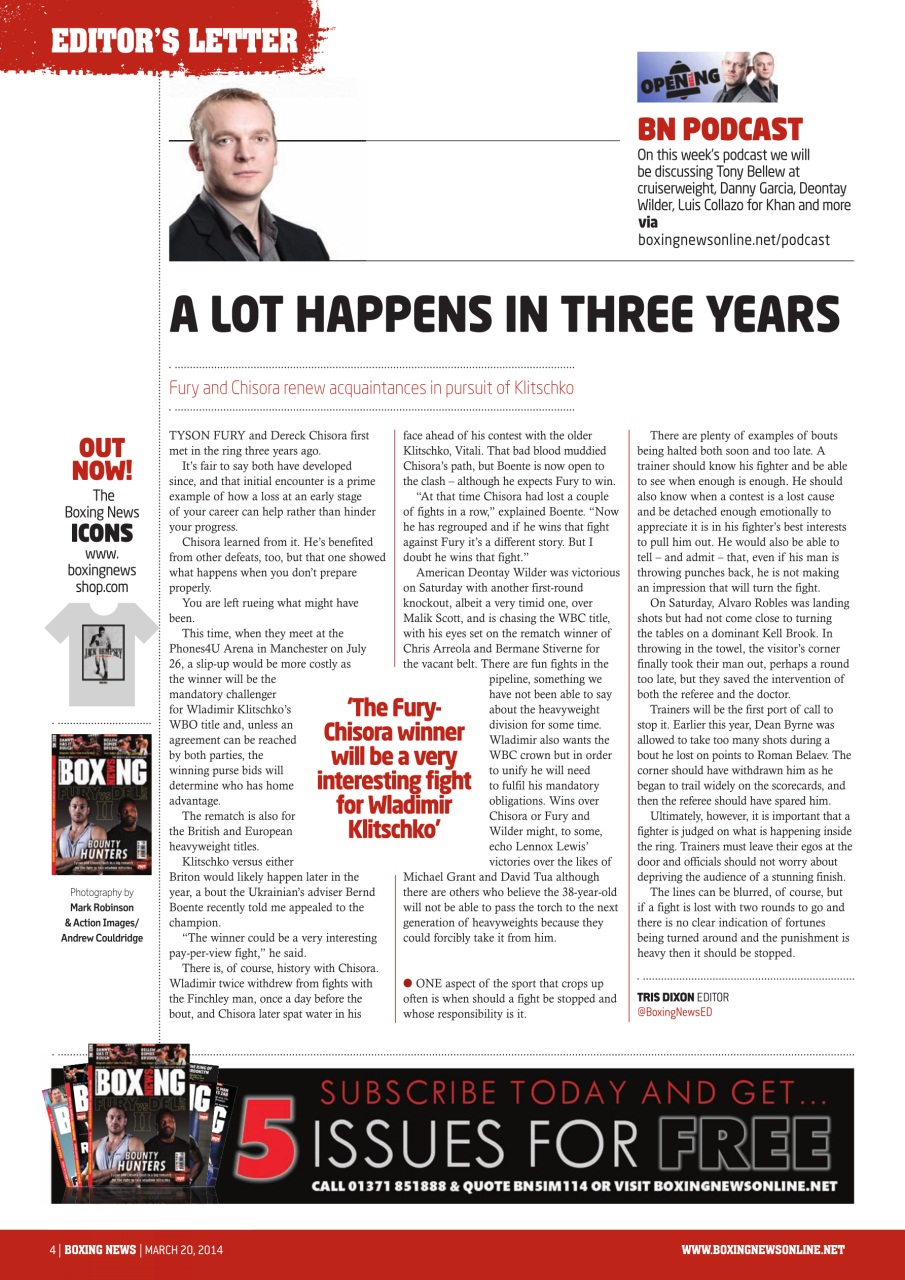 Boxing News Preview Pages
