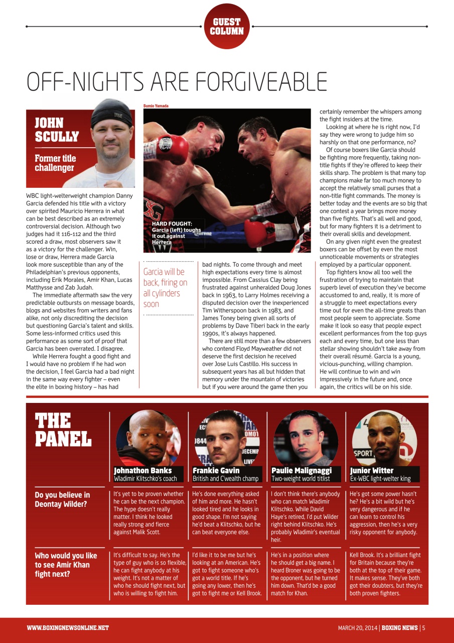 Boxing News Preview Pages