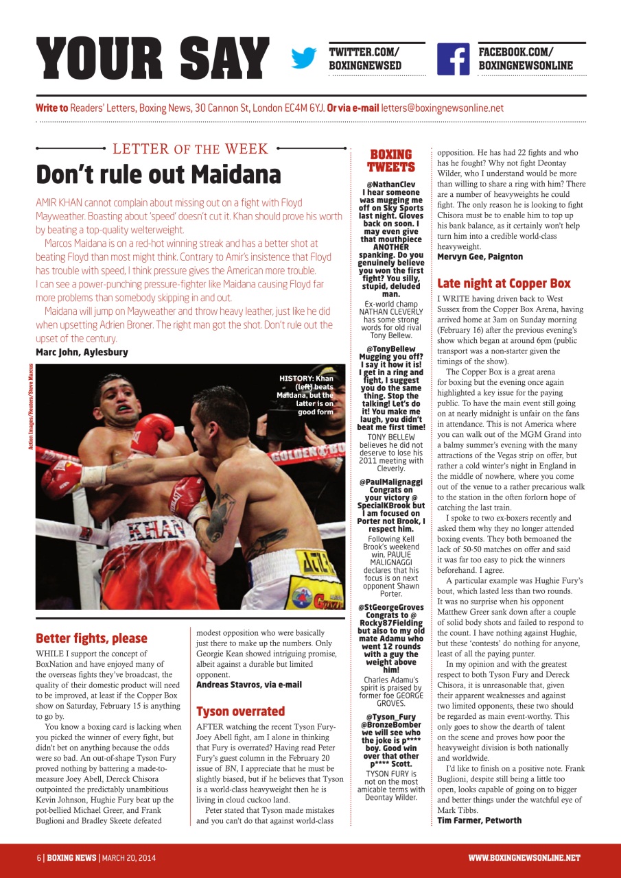 Boxing News Preview Pages