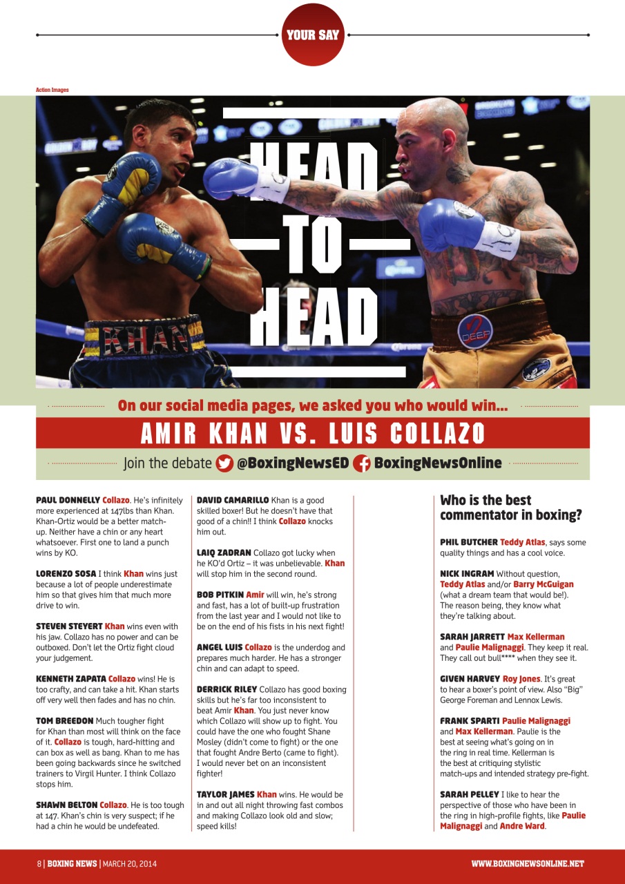Boxing News Preview Pages