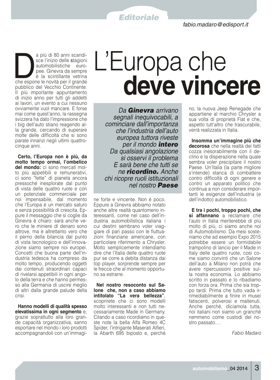 Automobilismo Preview Pages