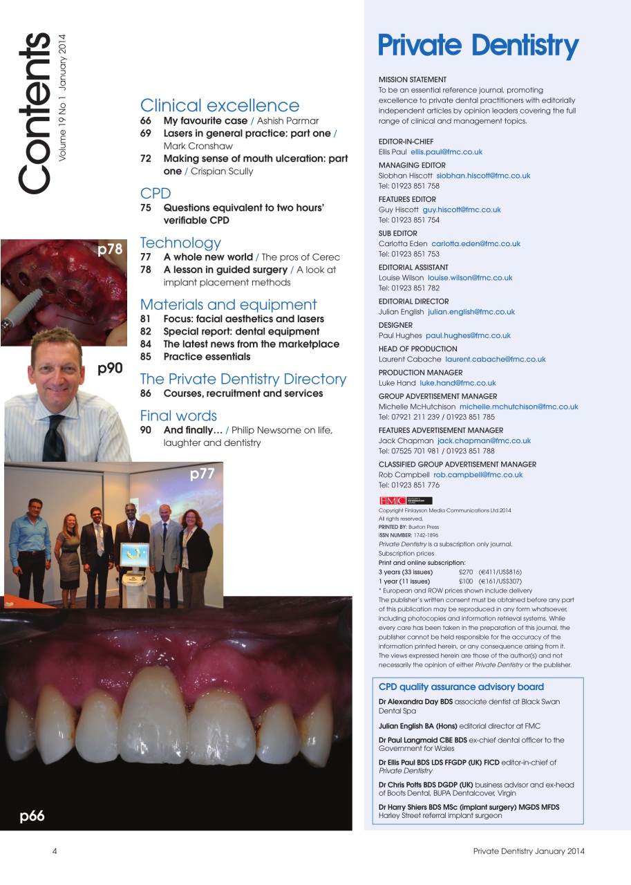 Private Dentistry Preview Pages