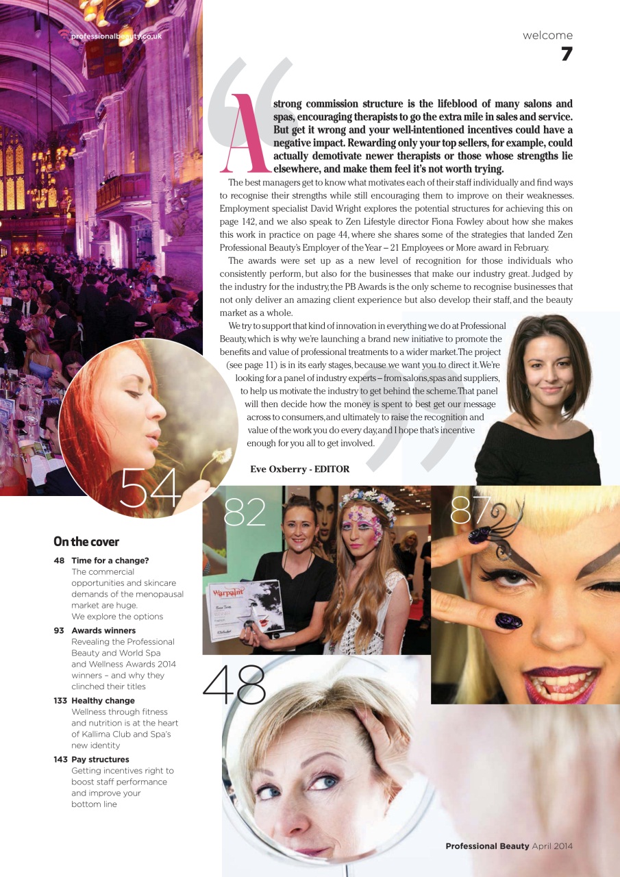 Professional Beauty Preview Pages