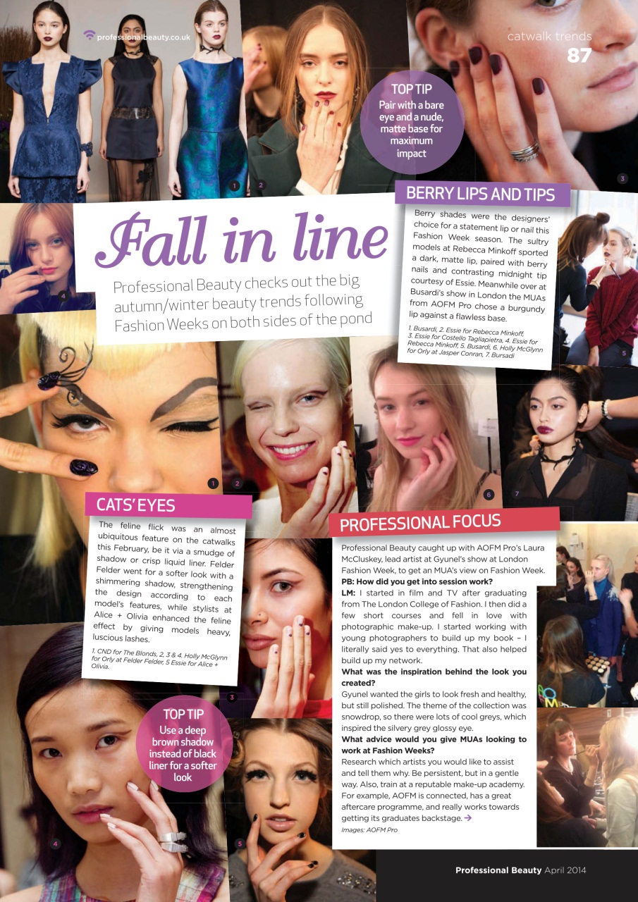 Professional Beauty Preview Pages