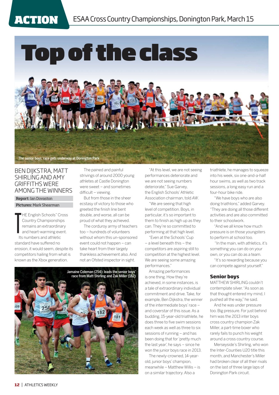 AW – Athletics Weekly Magazine Preview Pages
