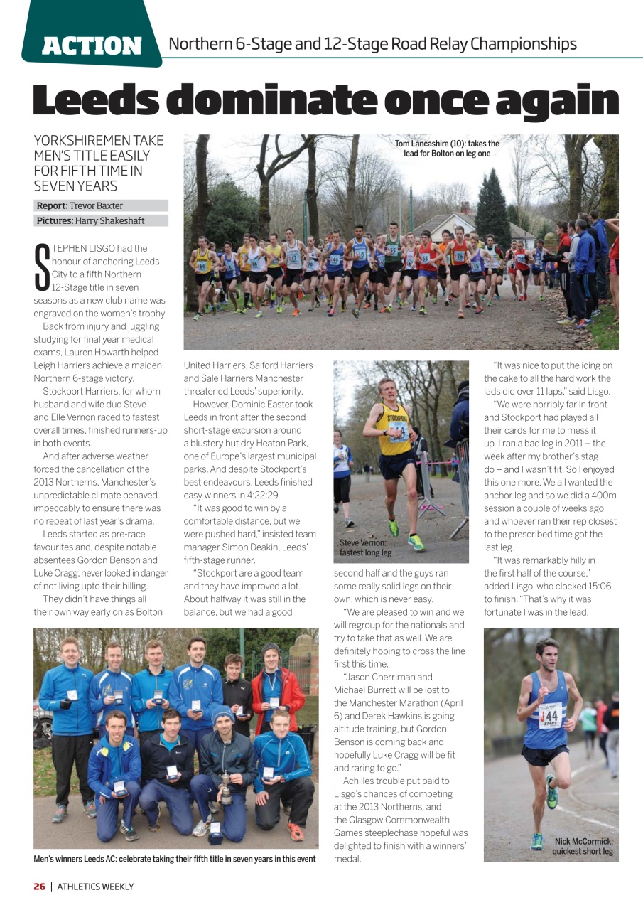 AW – Athletics Weekly Magazine Preview Pages