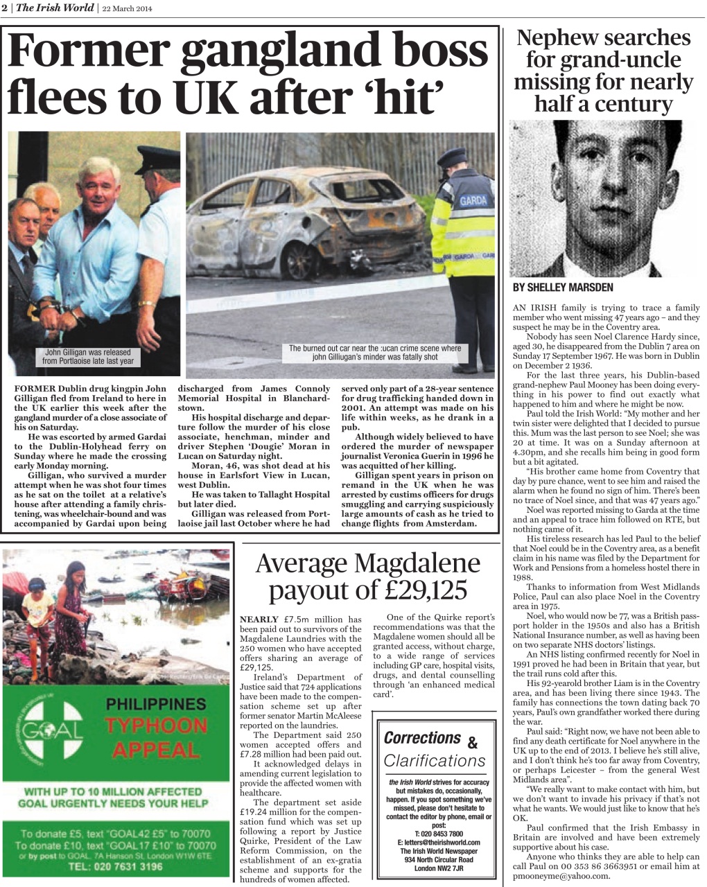 Irish World Preview Pages