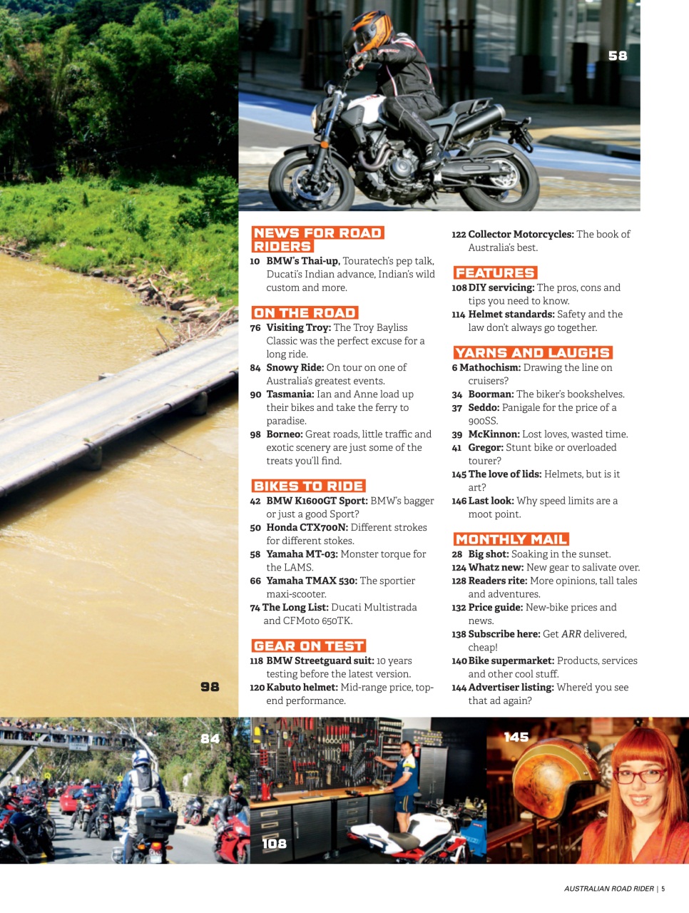 Australian Road Rider Preview Pages