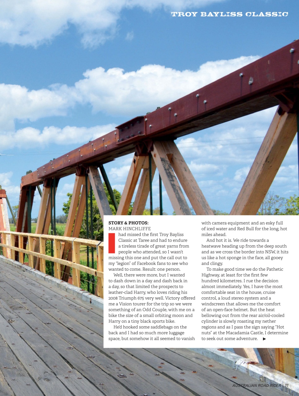 Australian Road Rider Preview Pages