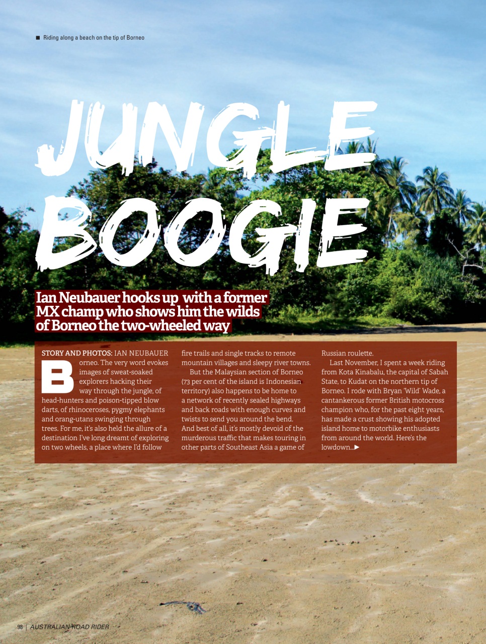 Australian Road Rider Preview Pages